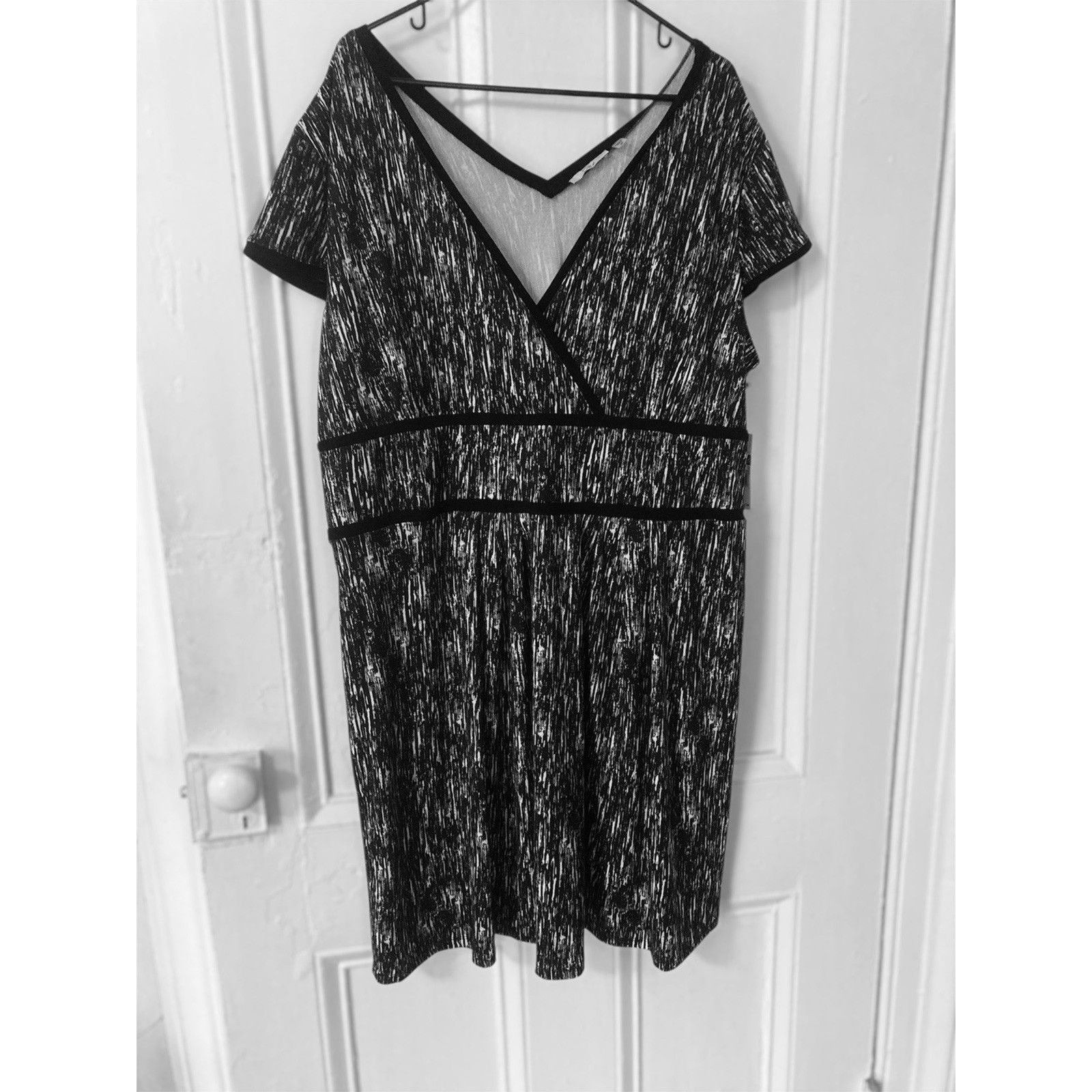 Dex Clothing Size 2x Black & White Dress Nwt. New With Tags Original $59 Plus